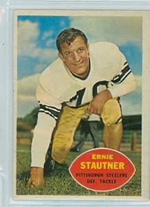 1960 Topps FB 101 Ernie Stautner Steelers Very Good to Excellent