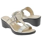 Stonefly Honey 8 | Ladies Slide Shoes White Silver Nappa by Stonefly