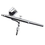 Dual Action Air Brush Gun Nail Art Paint Kit Cake Decorating Air Brush