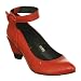 Office Drop In The Ocean Red Leather - 7 Uk