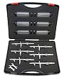 Master S69 Studio Airbrush Set Professional Airbrush Set with 6 Master Model S62 Airbrushes