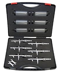 Master S69 Studio Airbrush Set Professional Airbrush Set with 6 Master Model S62 Airbrushes