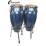 NEW CLEARWATER PRO HARDWOOD CONGAS IN BLUE 10 & 11 HEADS pb112