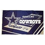 Dallas Cowboys NFL Field Design 3'x5' Banner Flag