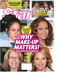 Star Magazine Jennifer Lopez & Katie Couric Without Makeup December 4, 2006 Issue (Tom Cruise & Katie Holmes Wedding)
