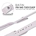 MoKo Apple Watch Band Series 1 Series 2, Soft Silicone Replacement Sports Band for 38mm Apple Watch 2015 & 2016 All Models, LAVENDER (Not fit 42mm Versions)