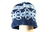 100% Wool Hand Knitted Beanie Made in Nepal Mixed colors ski knitted beanie hat with thick Inner Fleece Lining
