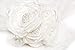Baby Girl Boutique Floral Headband * White for Christening, Communion, Blessings for Babies and Girls * Curly Feathers * Wide Stretch Lace Band * Photo Prop * Formal Dressy Wear