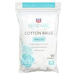 Rite Aid Renewal Cotton Balls, Triple Size, 100 ct