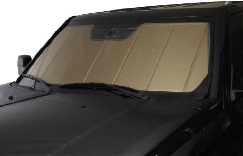 Covercraft UVS100 Heat Shield Custom Fit Windshield Sunshade for Select Infiniti G35 Models  - Laminate Material (Gold)