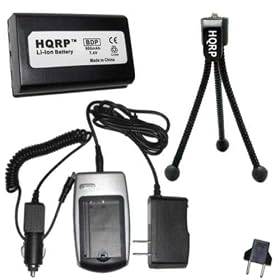 HQRP Battery Charger and Battery for Konica Minolta DiMAGE A200, DG-5W DG5W Digital... by HQRP