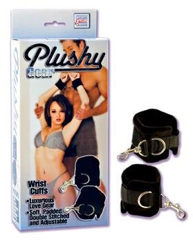 California Exotics Plushy Gear Wrist Cuffs