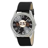Game Time Women's MLB-GLI-SF Glitz Classic Analog San Francisco Giants Watch