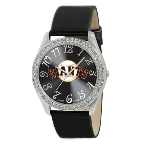 Game Time Women's MLB-GLI-SF Glitz Classic Analog San Francisco Giants Watch