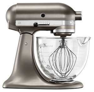 KitchenAid Architect Stand Mixer - 5 qt - Architect - Glass Bowl - Silver