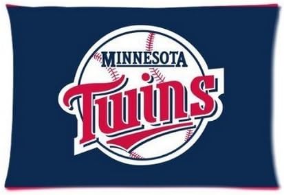 Hoomin Minnesota Twins Baseball Custom Zippered Rectangle Pillow Case Pillowcases Size:20"x 30" (Two Sides)