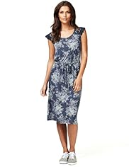 Indigo Collection Floral Lace Dress with Belt