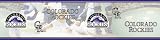 Blue Mountain Wallcoverings 5815413 Colorado Rockies MLB Prepasted Wall Border, 6-Inch by 15-Foot