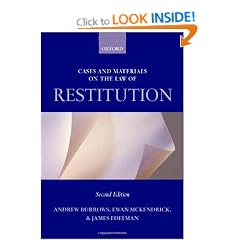 Cases and Materials on the Law of Restitution