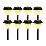 Westinghouse Solar Lighting 390008-08 Hamilton 8 Piece Solar Light Set in Black