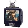 Disney Pirates 35,6 cm (14 Zoll) Fernseher mit integriertem DVD-Player