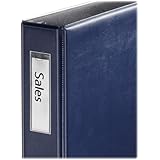 Cardinal HOLDit! Self-Adhesive Binder Label Holders, 1 x 3 Inches, Clear, 12 Label Holders and Inserts per Bag (21810)