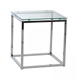 Eurostyle 28032 Star End Table, Clear