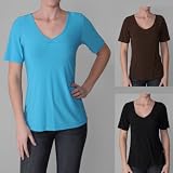 Adi Designs S Max Collection Keyhole Back Knit Top
