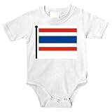 Onesie with flag, Thailand, Thai