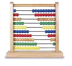 MELISSA & DOUG CLASSIC WOODEN ABACUS