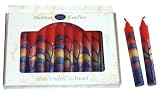 Handcrafted Sunset Jewish Shabbat Candles (Box of 12)
