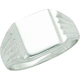 414oRYDsC6L. SL160  Sterling Silver Signet Ring Sz 9