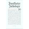 Frankfurter Anthologie. Gedichte und Interpretationen: Drei�igster Band