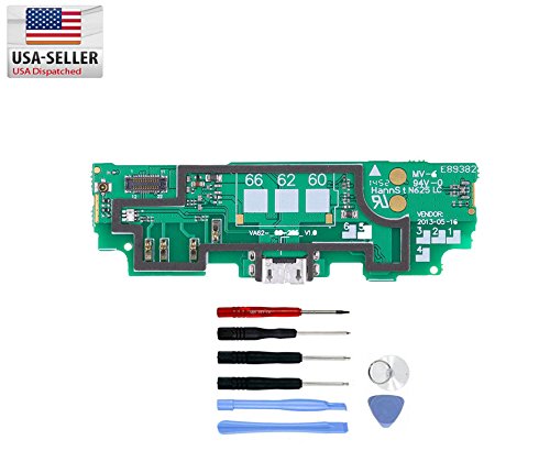 Unifix-Charging Dock Port Micro USB Connector with Mic Flex Cable for Nokia Lumia 625 + Tool Kit
