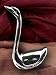 SWAN RING HOLDER - SILVER PLATED SWAN RING HOLDER - silver ring holder