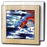 Review 3dRose LLC  / Dragons Gift to the World - 6 Inch Tile Napkin Holder