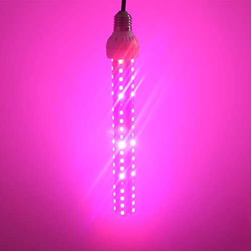 LVJING 80W Full Specreum Led Plant Grow Light Bar Corn Light with UV/IR light, 100pcs 5730SMD, 1715-2195LM, AC 85~265V, 360 degree lighting, for Indoor Plants Garden Greenhouse Hydroponic System