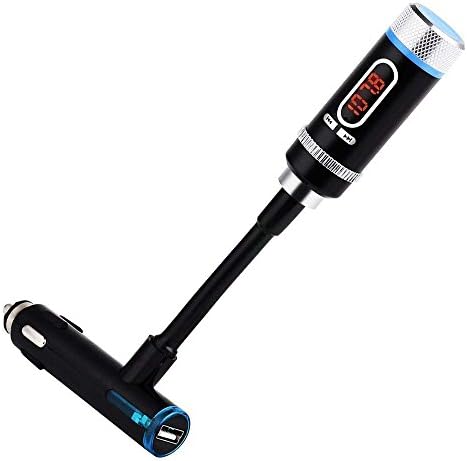 Carpanion Car stereo Kit FM Transmitter Radio Adapter with Bluetooth Hands-free Calling, USB Charger, Magnetic Dock Mount Holder, split type power &amp; operating