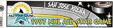 NHL 1997 ALL-STAR GAME SAN JOSE ARENA decal bumper sticker