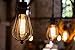Edison Bulb, AdiyZ Vintage Filament ST64 Edison Incandescent Light Bulbs 60W 4 Pack