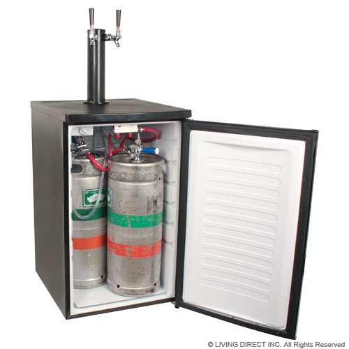 Купить EdgeStar Full Size Dual Tap Kegerator & Draft Beer Dispenser