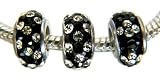 Swarovski Crystal Beads Set of 3, Fits Pandora and Troll Bracelets