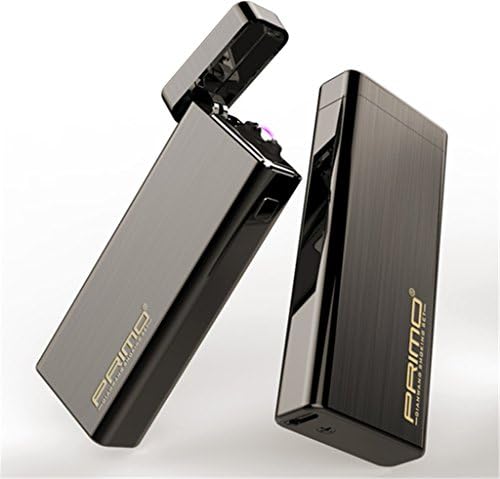 Electric Arc Lighter - Windproof Dual Arc Plasma Lighter - USB Rechargeable Dual Pulse Electronic Lighter - Flameless Plasma Beam Lighter