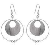 Round Sterling Silver Earrings