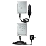 Essential Kit for the iRex Digital Reader 800 includes a Car and Wall Charger - Gomadic Brand w/ TipExchange Technology