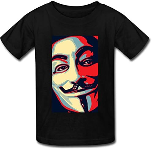 Monalasar Aristocracies' cheap short-T printed with V for Vandetta Guy Fawkes image-XXXL