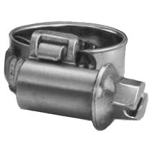 Precision Brand Miniature Metric Smooth Band Worm Gear Hose Clamp, 12mm - 18mm (Pack of 10)