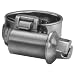 Precision Brand Miniature Metric Smooth Band Worm Gear Hose Clamp, 12mm - 18mm (Pack of 10)