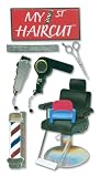Jolees  Boutique Le Grande Dimensional Stickers, Haircut