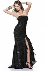Plus Size Chiffon/Taffeta/Tulle Crystal Crystals Beaded Applique Lace Quinceanera Dress/Maxi Dress 